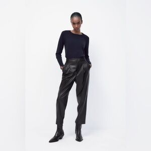 Zara Black Straight Leg Pants